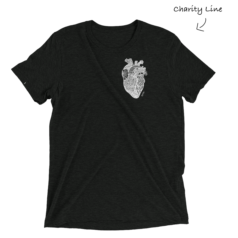 Paper Cut Heart Men's T-Shirt