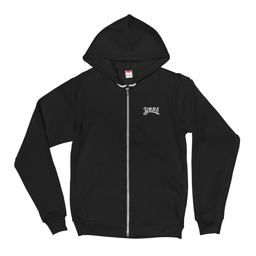 Yoke & Co. Retro Zip Up Hoodie