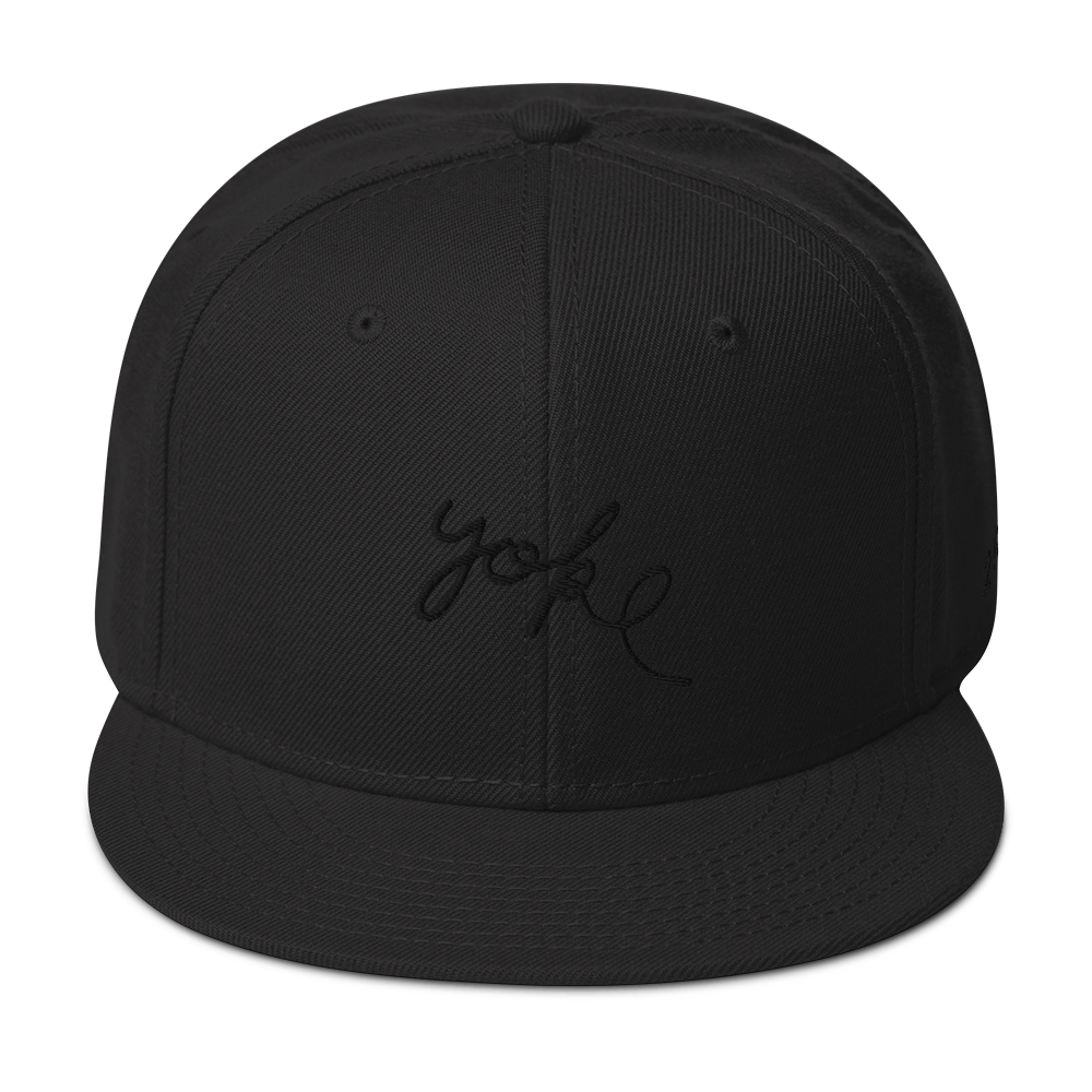 Yoke & Co. Script Snapback Hat
