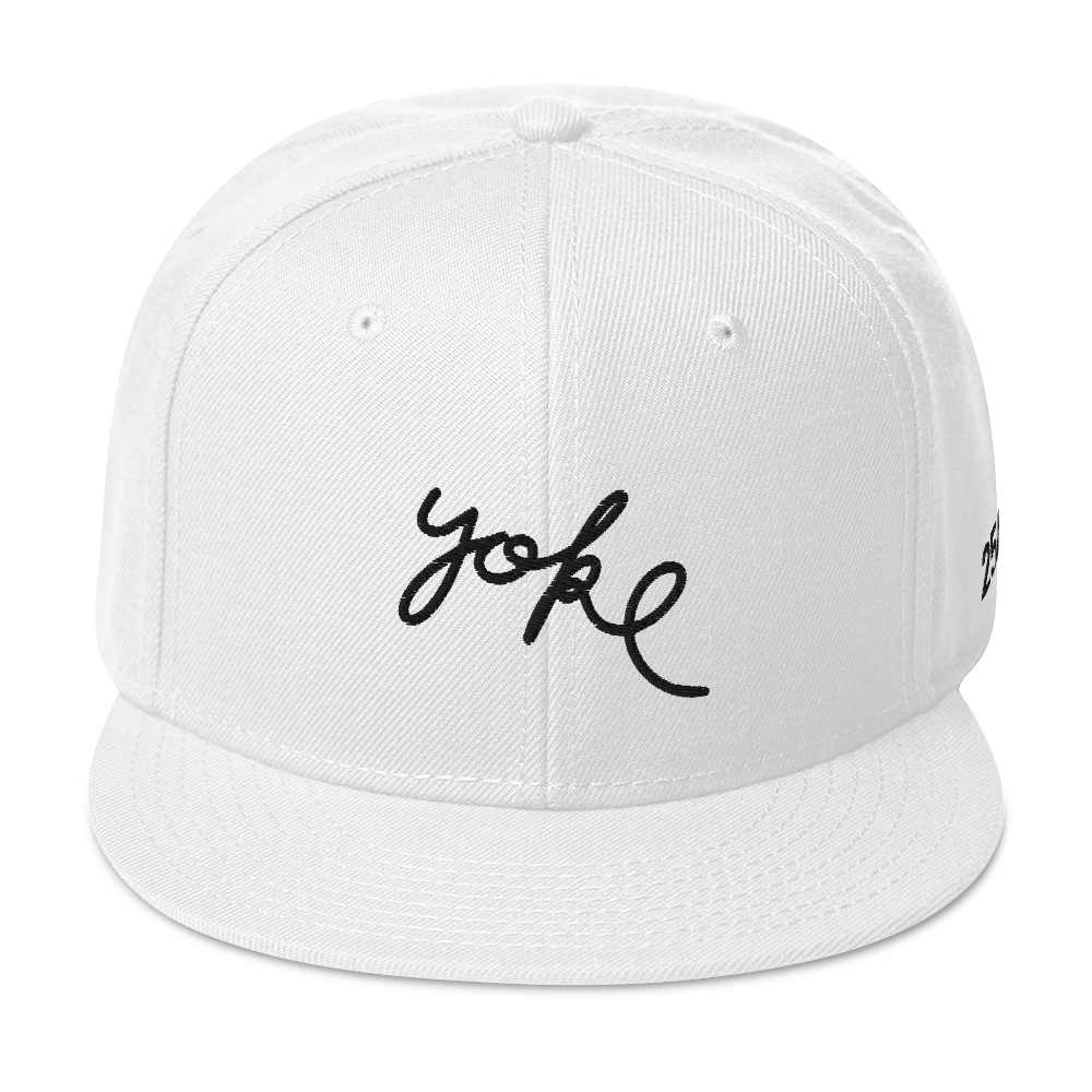 White Yoke & Co. Snapback Hat