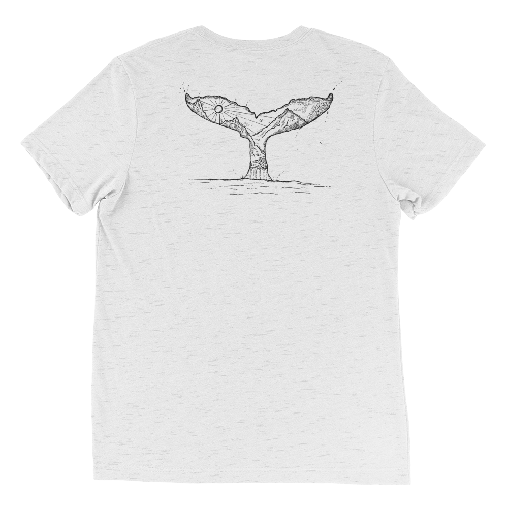 WPC Women's Tri-Blend White Landscape T-shirt